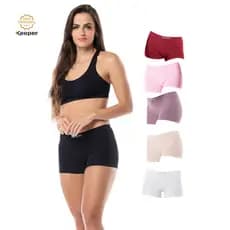 Kit 3 Calcinhas Boxer Alta Qualidade Boyshort Sem Costura - Keeper
