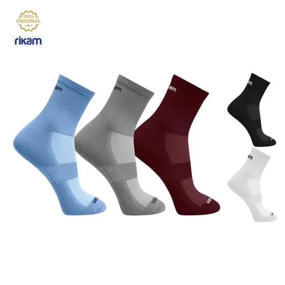 Kit 3 Meia Masculina Ciclismo Corrida Caminhada Cano Curto Poliamida Conforto - Rikam