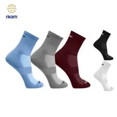 Kit 3 Meia Masculina Ciclismo Corrida Caminhada Cano Curto Poliamida Conforto - Rikam