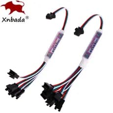 Xnbada Mini TTL Sinal LED Amplificador Repetidor Para WS2811 WS2812B SK6812 3Pin Endereçável RGBIC Strip String Módulo 1 A 4/8 DC5-24V