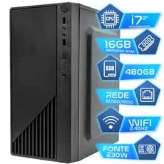 Pc Computador I7 Intel Core Ssd 480GB Memoria 16gb