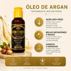 Óleo Capilar Perfumado Capilar - Óleo de Argan 120 ml Dermabel