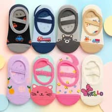 KIT 3 e 6 Pares Meia Sapatilha Antiderrapante Infantil Menino ou Menina 2 até 10 anos