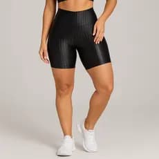 Short Legging Feminino 3d Cintura Alta Ideal Para Academia Fitness Modelador Lavanta Bumbum Corrida Treino Verão Sports