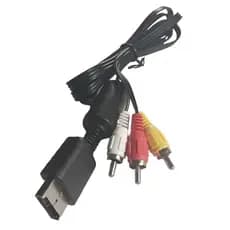 Cabo Av Audio E Video Rca Para Playstation 1, Ps2 E Ps3