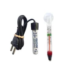 Aquecedor P/ Peixe Betta 2,5w Master + Termometro De Vidro