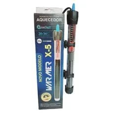 Aquecedor com Termostato 25W Ocean Tech Aquário pequeno ate 25 Litros