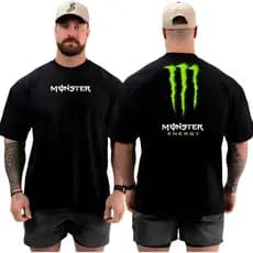 Camiseta masculina Oversized  para Academia Musculação camisa premium over Garra dino Streetwear 100% Algodão