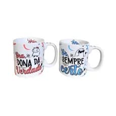CONJUNTO 2 CANECAS FLORK CASAL 280 ML