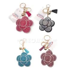Chaveiro Bolsa Coração de cristal strass bolsa charme pingente chaveiro