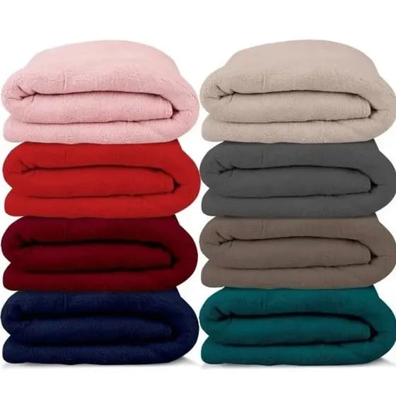 Cobertor Indivudual Manta Soft Lisa Padrão Anti Alérgico Varias Cores