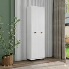 ENVIO FULL Armário Multiuso Grande 4 Portas com Prateleiras