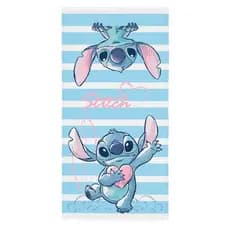 Toalha De Praia Banho Aveludada 70x140cm Infantil Disney Stitch Lepper