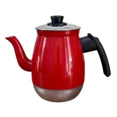 Bule de Café Vermelho Alumínio 1,5 L Color Chá Café Leite Exclusivo