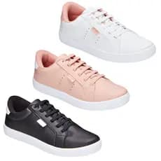 Kit 3 Pares Tênis Feminino Casual Conforto Dia A Dia Promoção