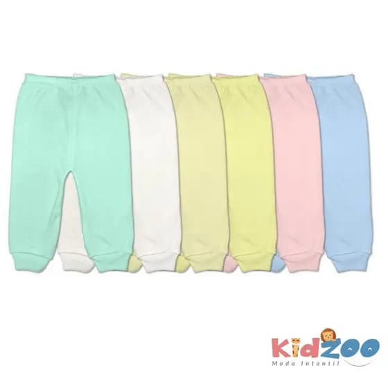 Mijão Culote Bebê em Malha Liso S/ Pé - 100% algodão - Enxoval