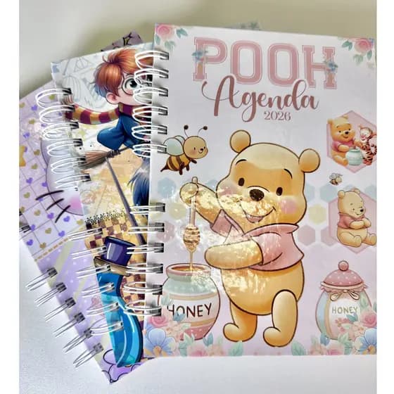 Agenda 2026 Cute com personagens fofos e divertidos