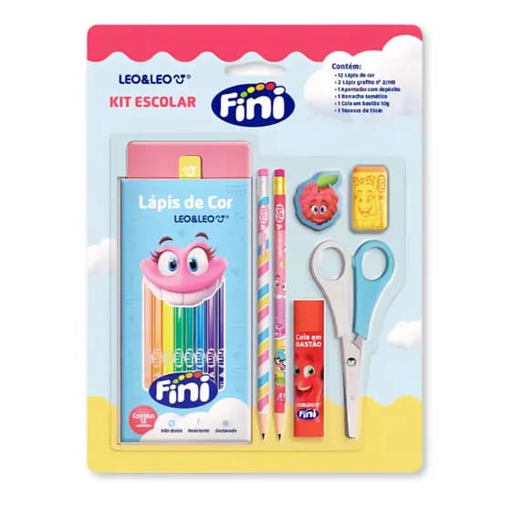 Kit Escolar Infantil com Itens Exclusivos e Divertidos