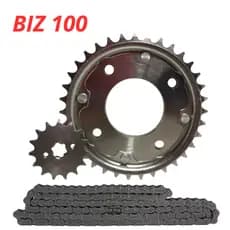 Kit Transmissão Relaçao Biz 100 1998 Até 2005
