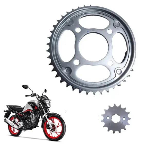 Kit Coroa e Pinhão Titan 150 Fan 150 (Sem corrente)