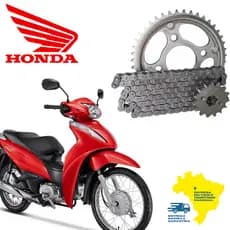 Kit Relação Transmissão Tração Biz 125 Biz 100 Pop 110
