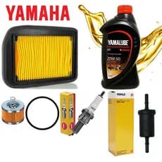 Kit Revisão Para Crosser 150 / Fazer 150 / Factor 150 Troca Óleo Yamalube 20w50 Filtros e Vela Ngk