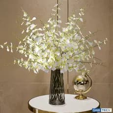 KIT10 450 Flores Artificial Orquídea Borboleta Mesa Decoração Festa De Casamento