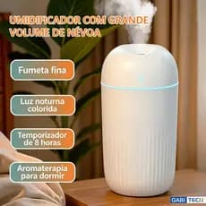 420ML Umidificador Ultrassônico Difusor Aromatizador Com Led Colorido Purificador De Ar Casa Escritório