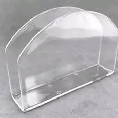 porta guardanapo de acrílico kit com 3 unidades