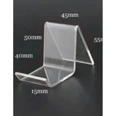 suporte para calçados em acrílico kit com 20 unidades