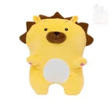 Almofada Leao de Pelucia 30x35cm Fofys
