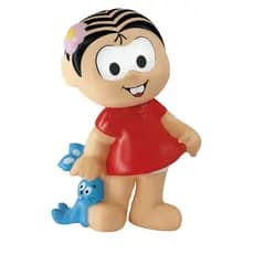 Boneca Monica Vinil 18cm - Turma da Monica