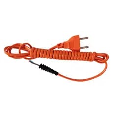 Cabo Com Luvas Prancha Chapinha Taiff 2x0,75 Laranja