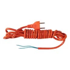 Cabo Fio Secador Cabelo 2x1,0x3mt 10A Taiff Laranja