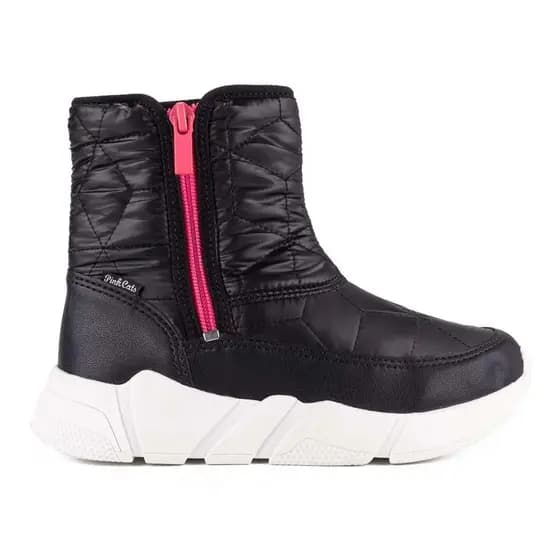 Tenis Botinha Cano Alto Abotinado Bota Pink Cats V4291
