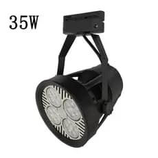 Kit 2pçs Spot Led Para Trilho Eletrificado 35w  BF/BQ Acab Preto Ou Branco - Não acompanha trilho