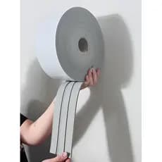 Painel Ripado Eva Cinza Autocolante 10cm x 5mm (10 Metros 3rp) Cinza