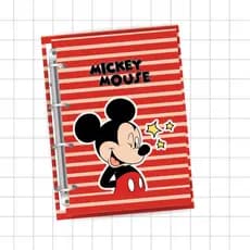 PLANNER MICKY 2025 FICHÁRIO ARGOLADO  A5 100 Folhas- FICHÁRIO FOFO ENCANTADOR