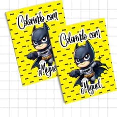 20 Revistinha Livro de colorir Batman Lembrancinha personalizada