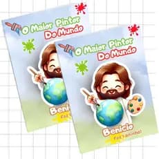 20 Revistinha Livrinhos de colorir Maior Pintor do Mundo  personalizados lembrancinha de aniversário Tsaray