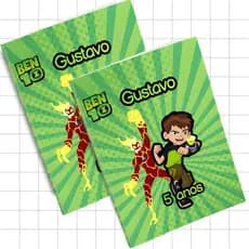20 Revistinha Livrinhos de colorir Ben 10 personalizados lembrancinha de aniversário