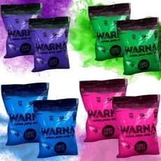 2 Tinta Em Pó Colorido  Azul, Rosa, Roxo, Verde, Holi Party 200G, Pó para Chá de Revelação - Biodegradável e Não Tóxico
