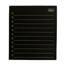 Bloco de Anotações Preto Tilembrete CheckList - Tilibra