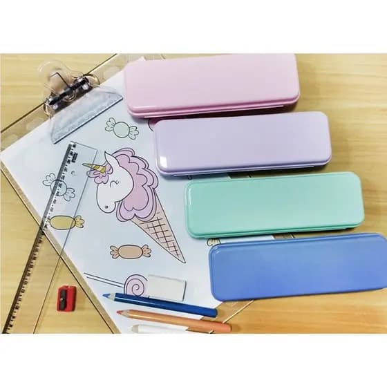 Estojo Pastel Plástico Plus - Maxcril Waleu