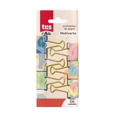 Clip Binder Motivarte Holic (prendedor de papel) 6 Unidades - Tris