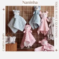 Naninha Camesa Baby 35cm x 35cm Paninho de Bichinho