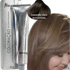 Tinta de Cabelo Castanho Claro Acinzentado N 5.1 / 5.0  | Fórmula Hidratante Mairibel