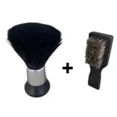 Espanador De Cabelo e Escova De Cabelo Barba Para Barbeiro e Cabeleireiro
