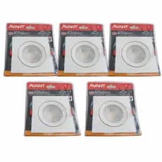 Kit 15 Spots Led quadrado Embutir 12w Bivolt Avant Teto Gesso Cor amarela 3000K 110V/220V  Lâmpada luminária teto