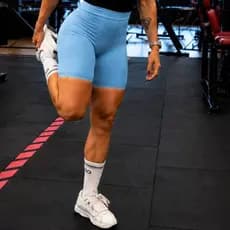 Bermuda Mega Power Lisa Feminina Ciclista Cintura Alta Feminina Lisa Com Forro Zero Trasparência Tecido Premium